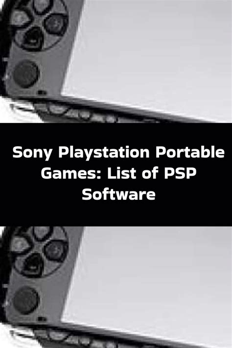psp games list|Sony Playstation Portable Games: List of PSP Software .